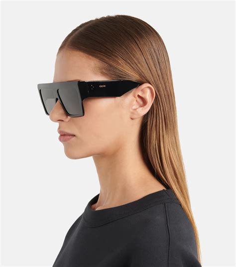 celine 60mm flat top sunglasses|are celine sunglasses polarized.